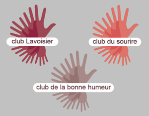 Logos des 3 clubs